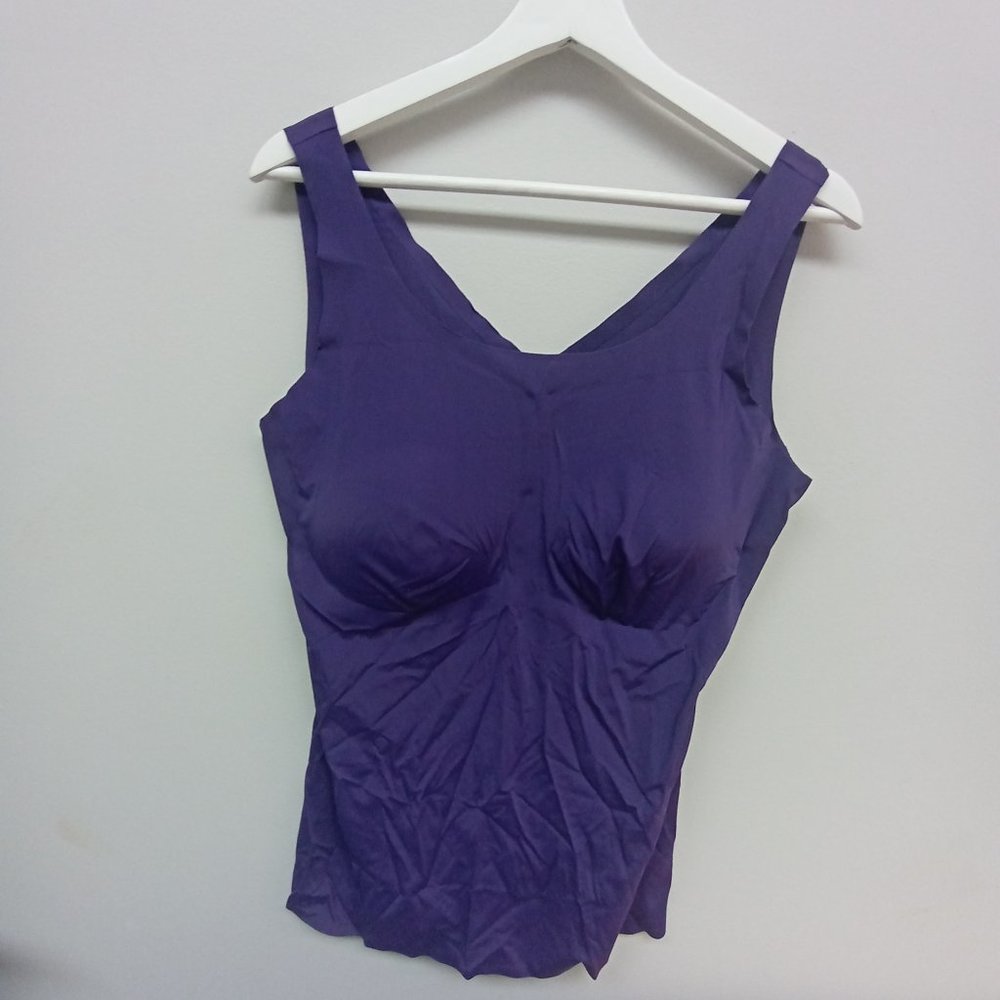 Rhonda Shear Back body Tank Grape, Size 3X,